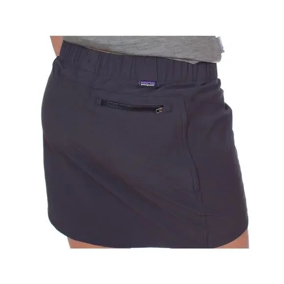 Patagonia Dresses & Skirts - Patagonia Happy Hike Skort Skirt Ink Black S